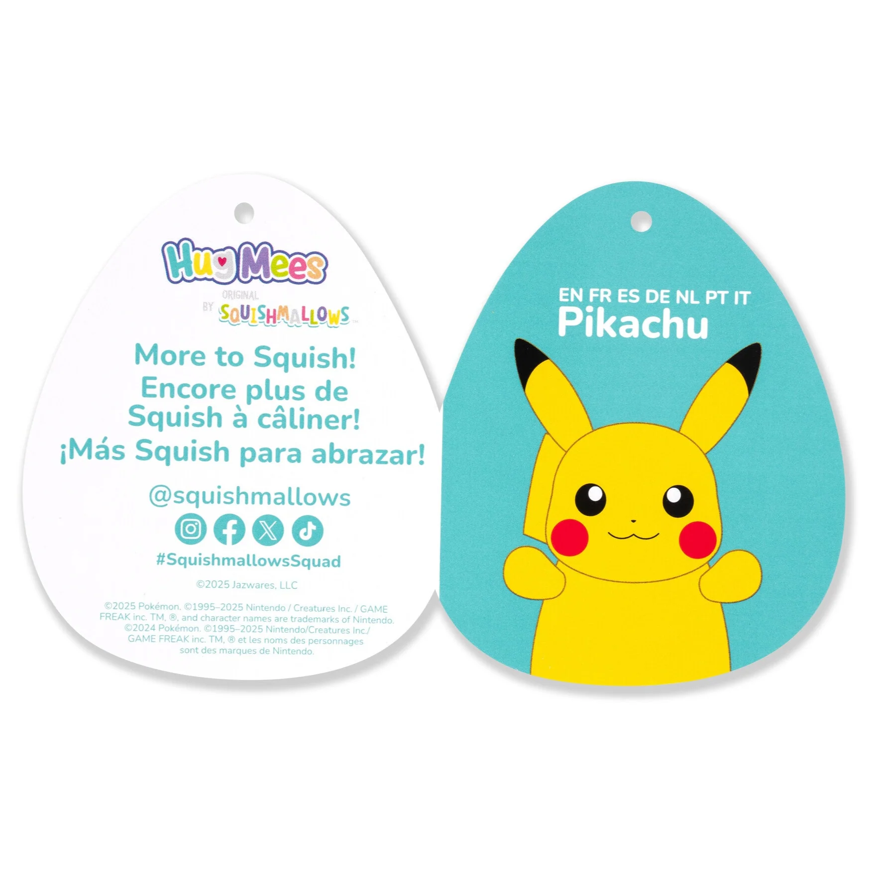 Pokémon 10-Inch Pikachu HugMees - Image 6