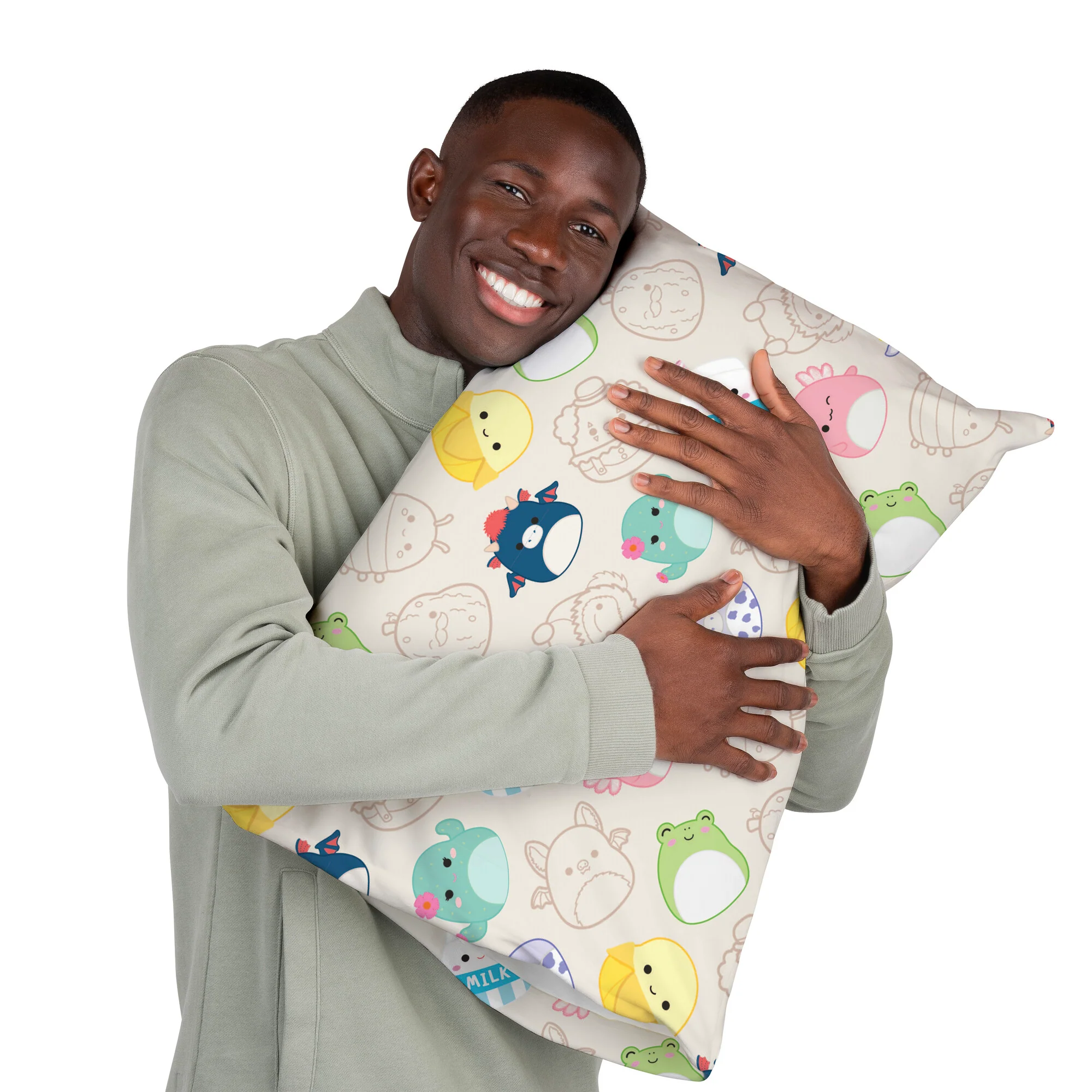 “Resties Besties” Tan SquishPillow Pillowcase (Standard Size) - Image 2