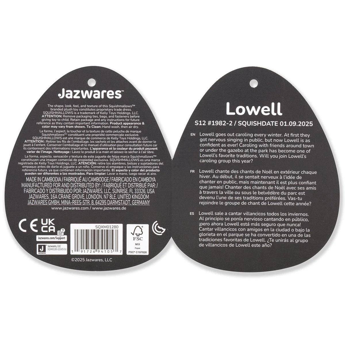 12-Inch Select Series Lowell the Two-Sided Naughty and Nice Gift Sack - Image 9