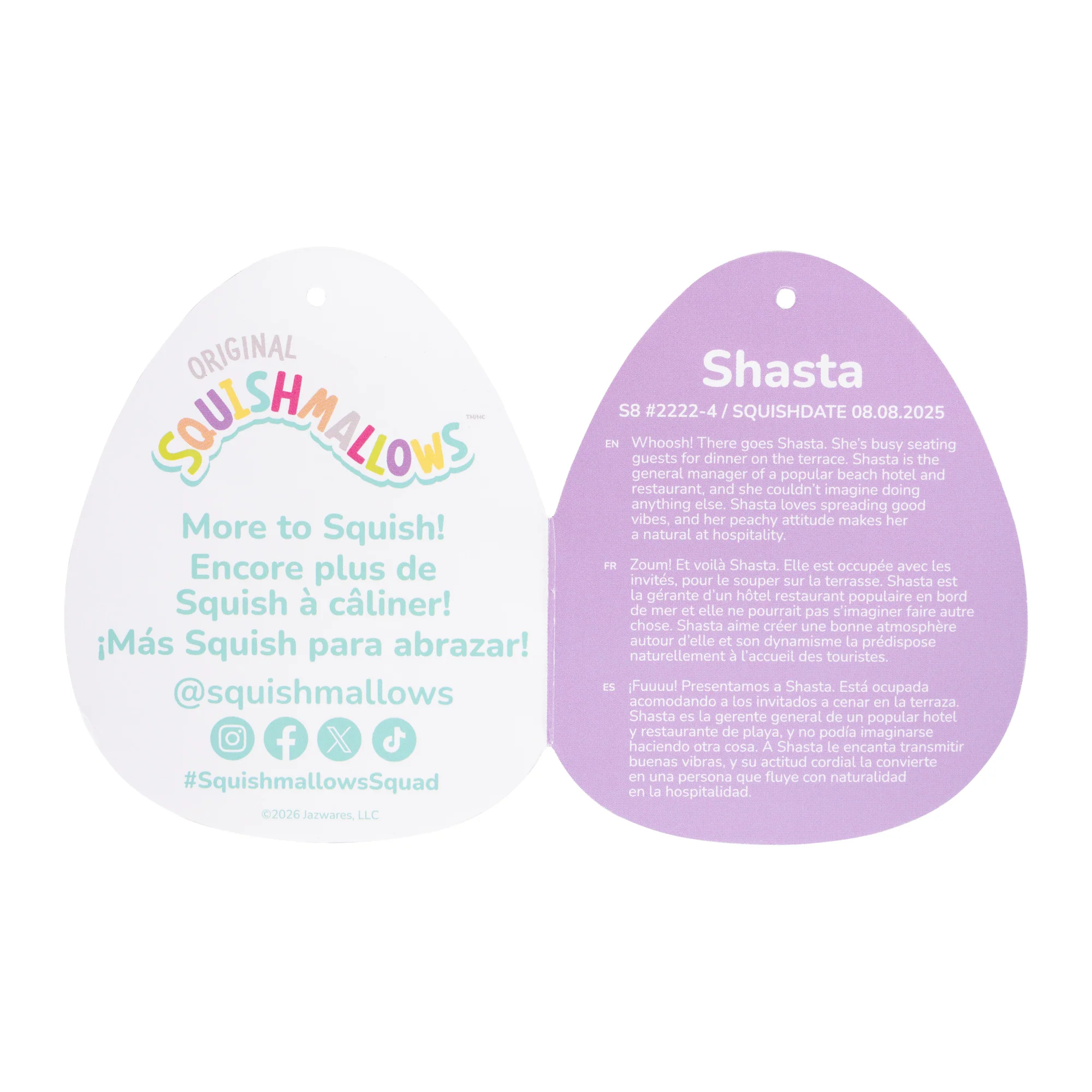8-Inch Shasta the Peach Bigfoot Holding Teacup - Image 6