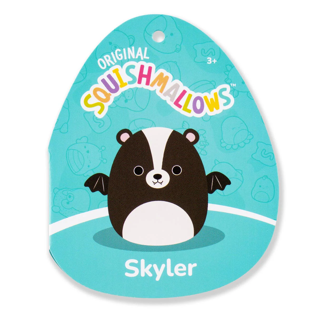 12-Inch Skyler the Black and White Skunk Bat - Image 5