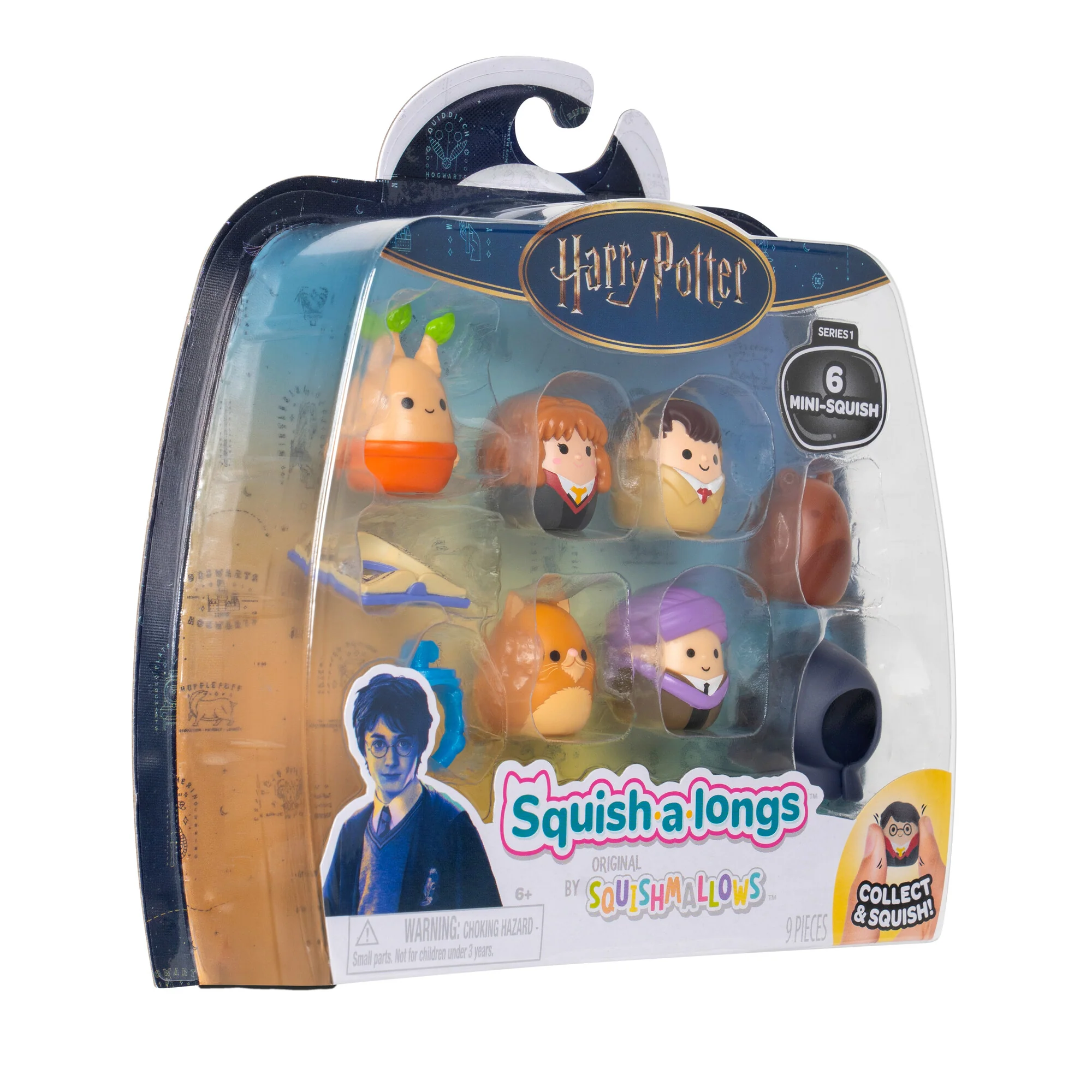 Squish-a-longs “Harry Potter” Mini-Squish and Accessory 6-Pack Style 1 - Image 7