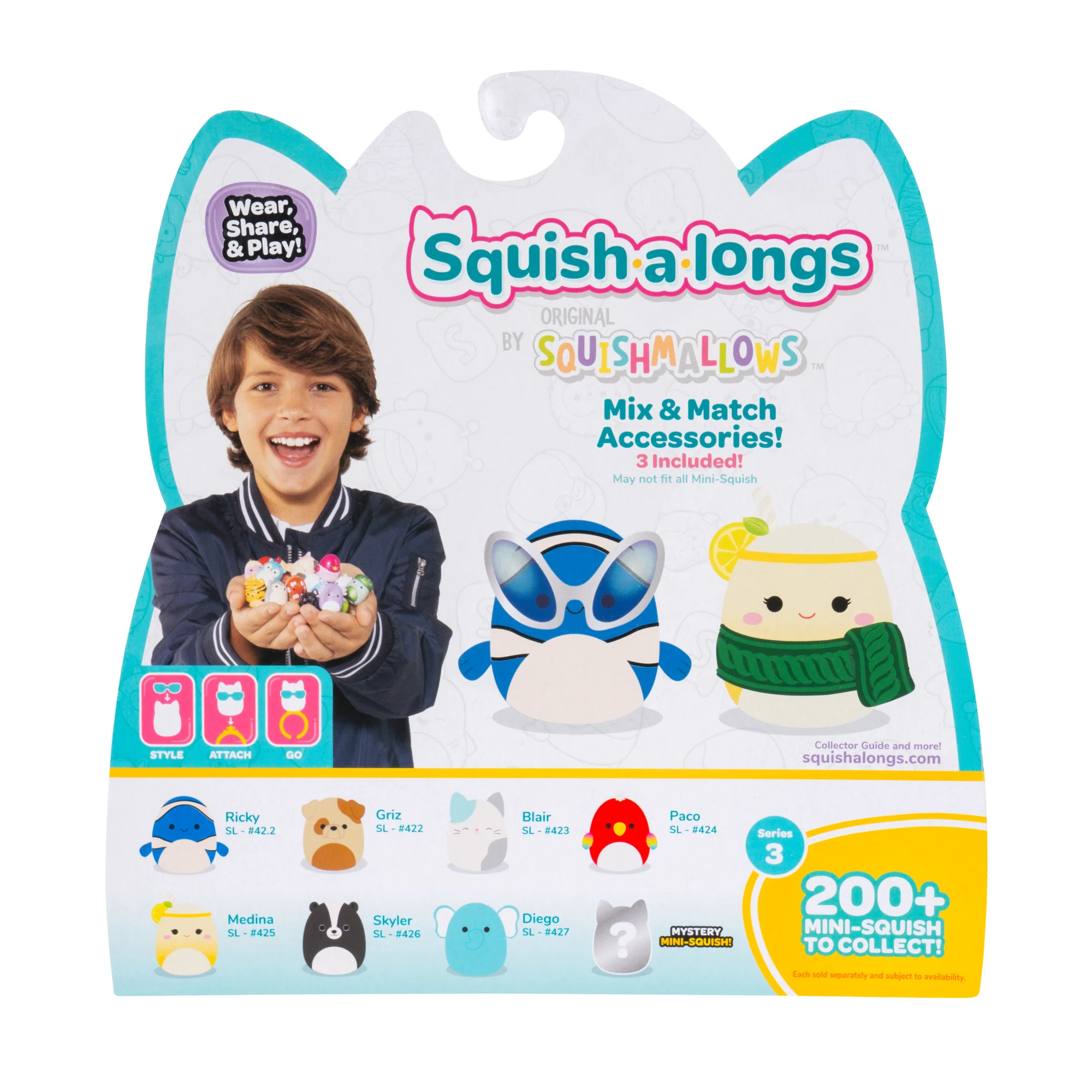 Squish-a-longs Mini-Squish 8-Pack Style 4 - Image 4