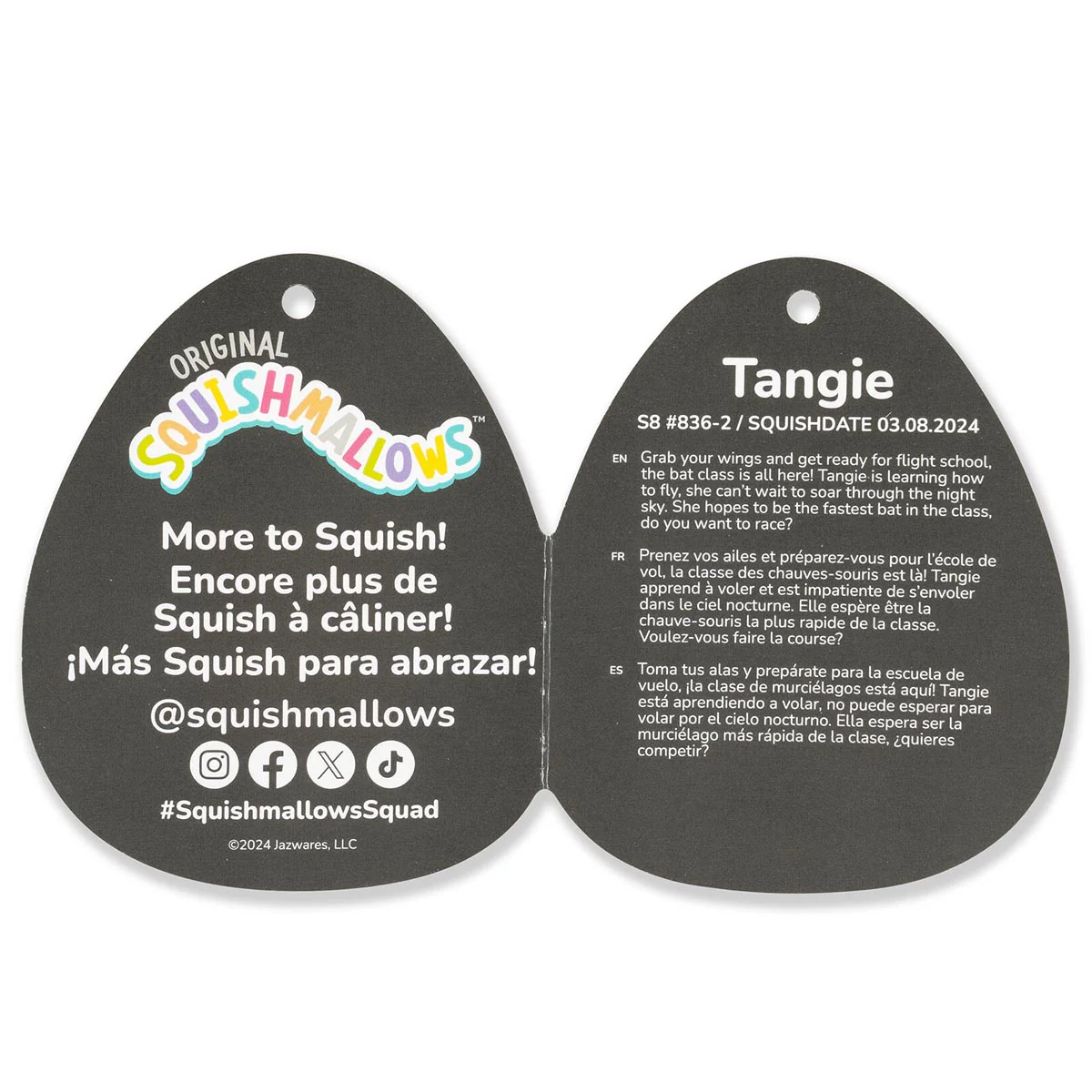 8-Inch Select Series: Tangie the Orange Bat - Image 6