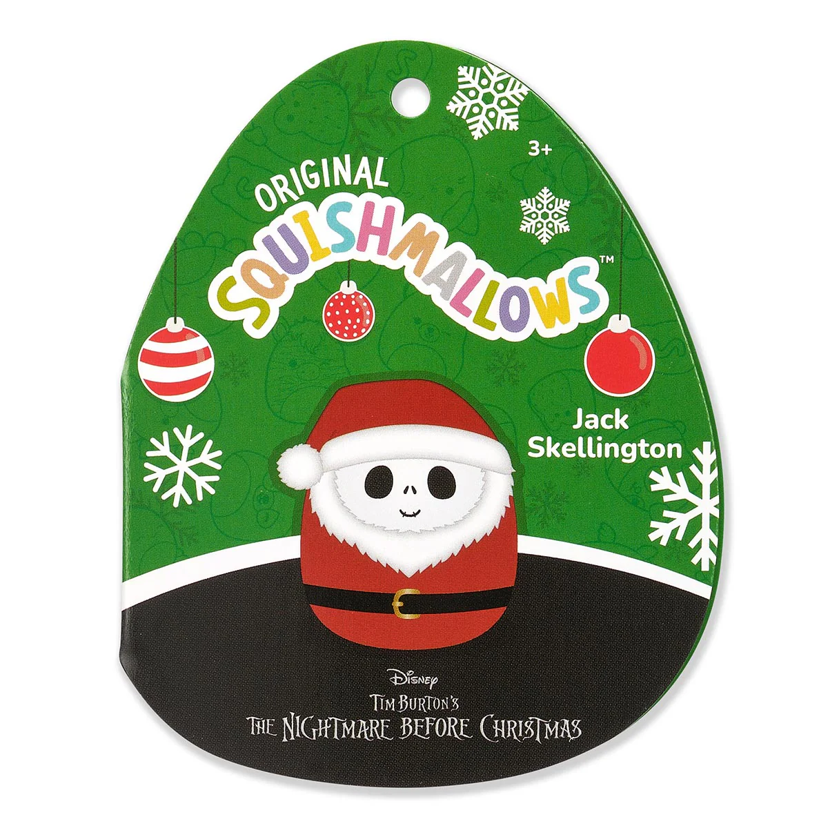 Squishmallows Original Disney 8-Inch Jack Skellington Santa Claus - Image 5