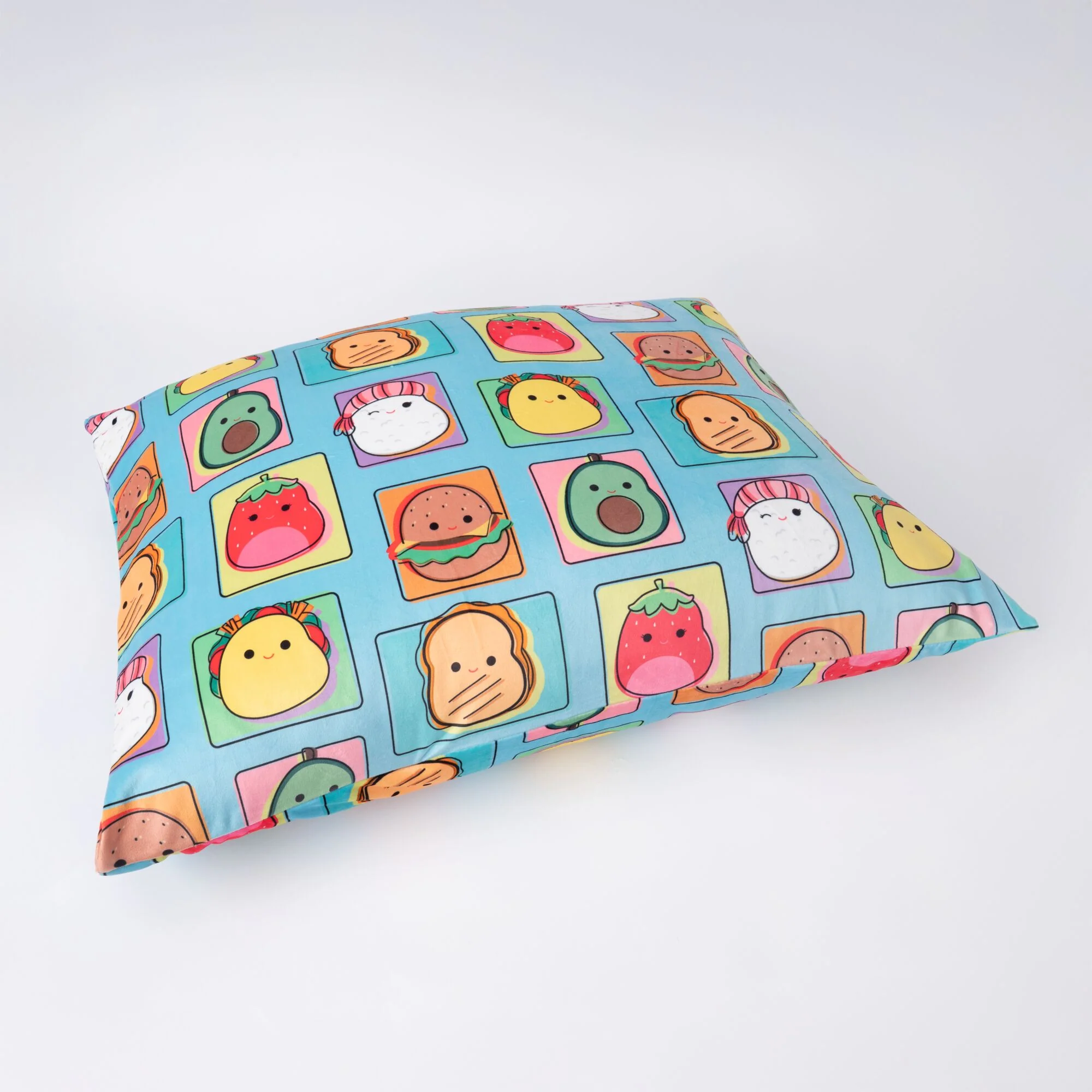 “Total Foodies” Teal SquishPillow Pillowcase (Standard) - Image 3