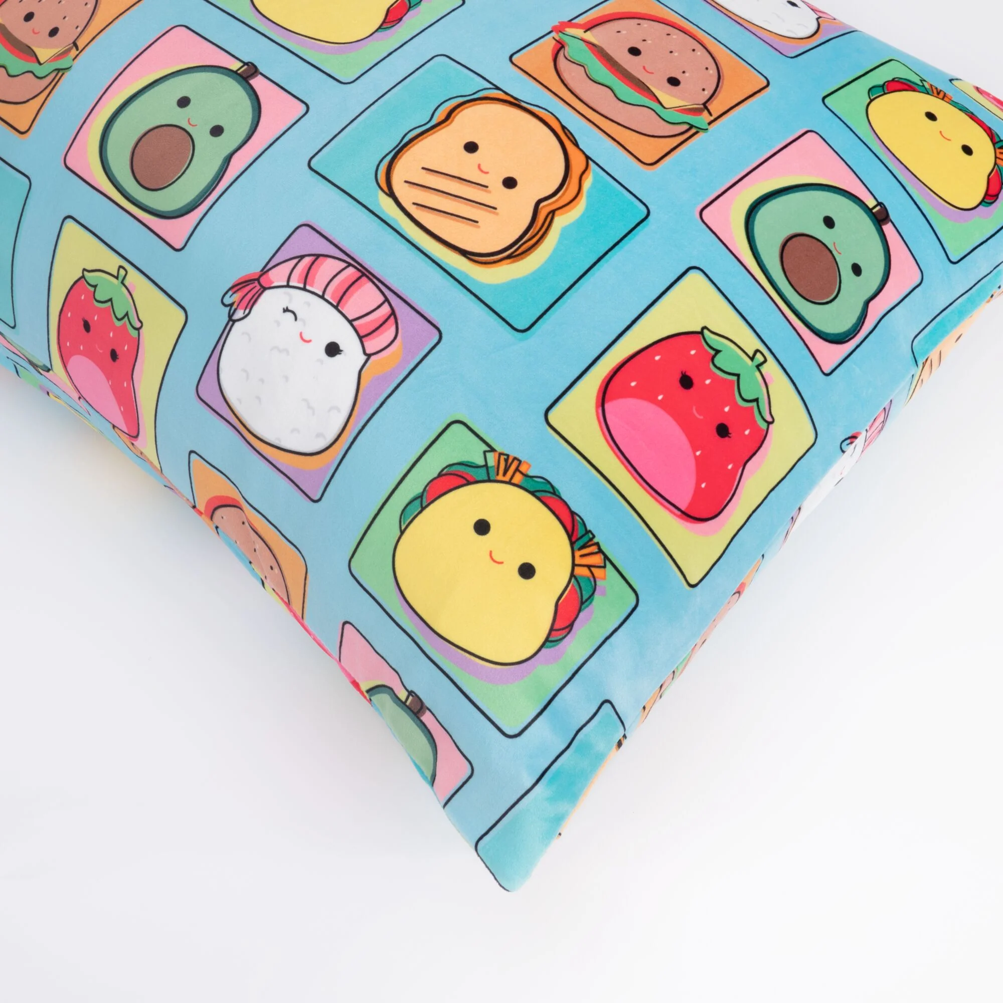 “Total Foodies” Teal SquishPillow Pillowcase (Standard) - Image 5