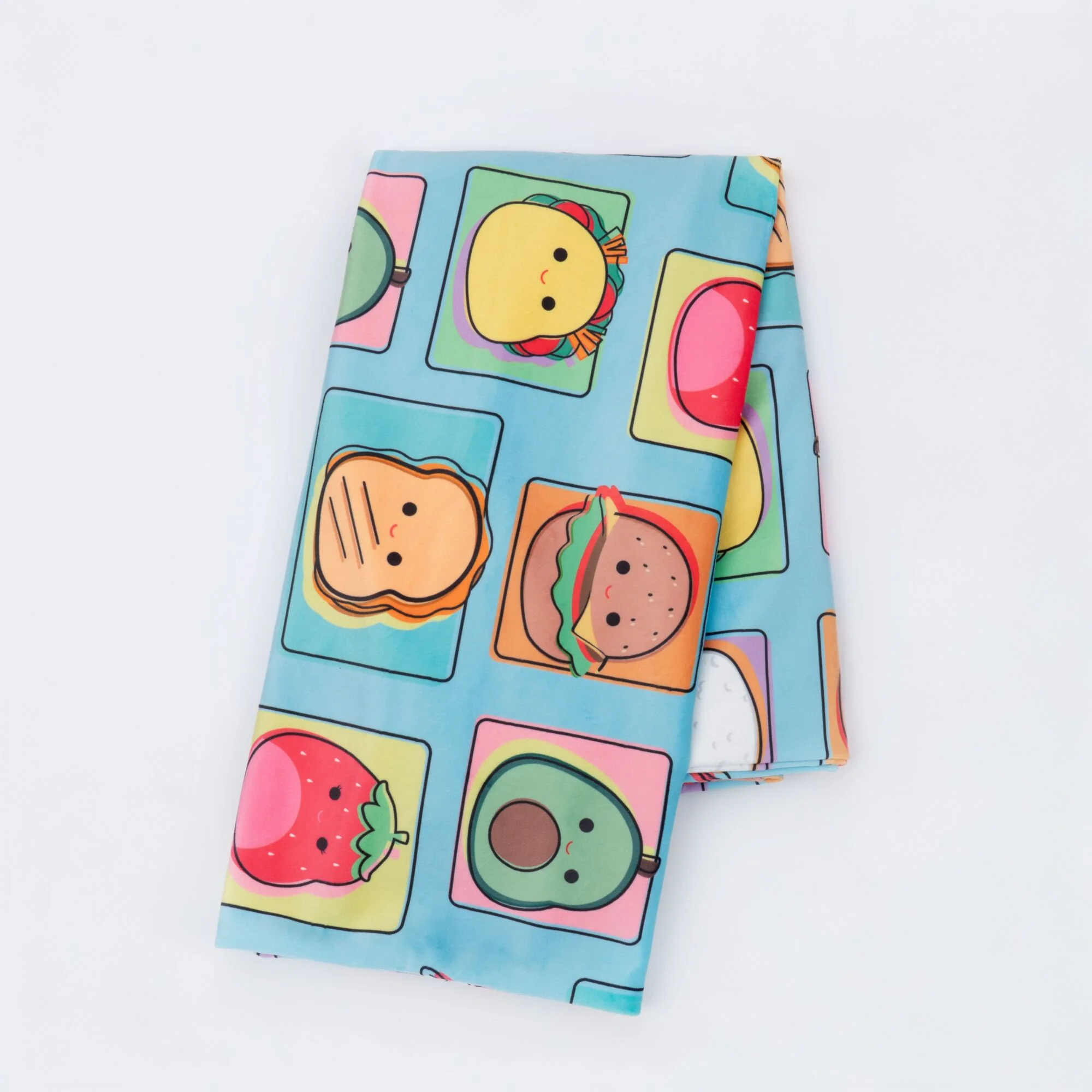 “Total Foodies” Teal SquishPillow Pillowcase (Standard) - Image 6
