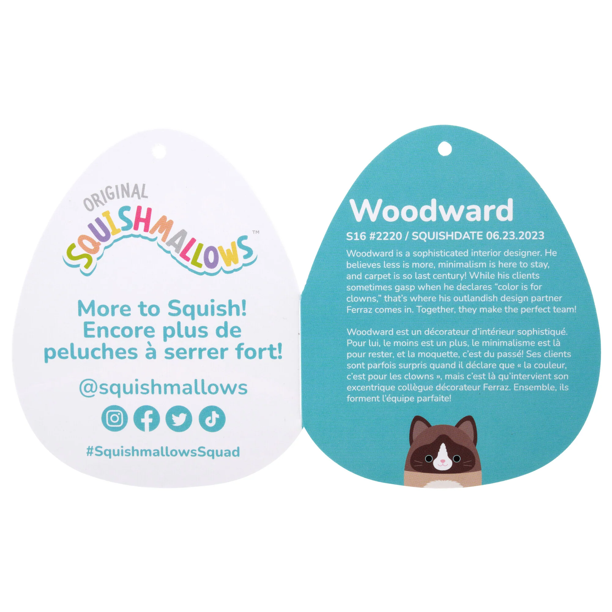 16-Inch Woodward the Brown and Tan Snowshoe Cat - Image 5