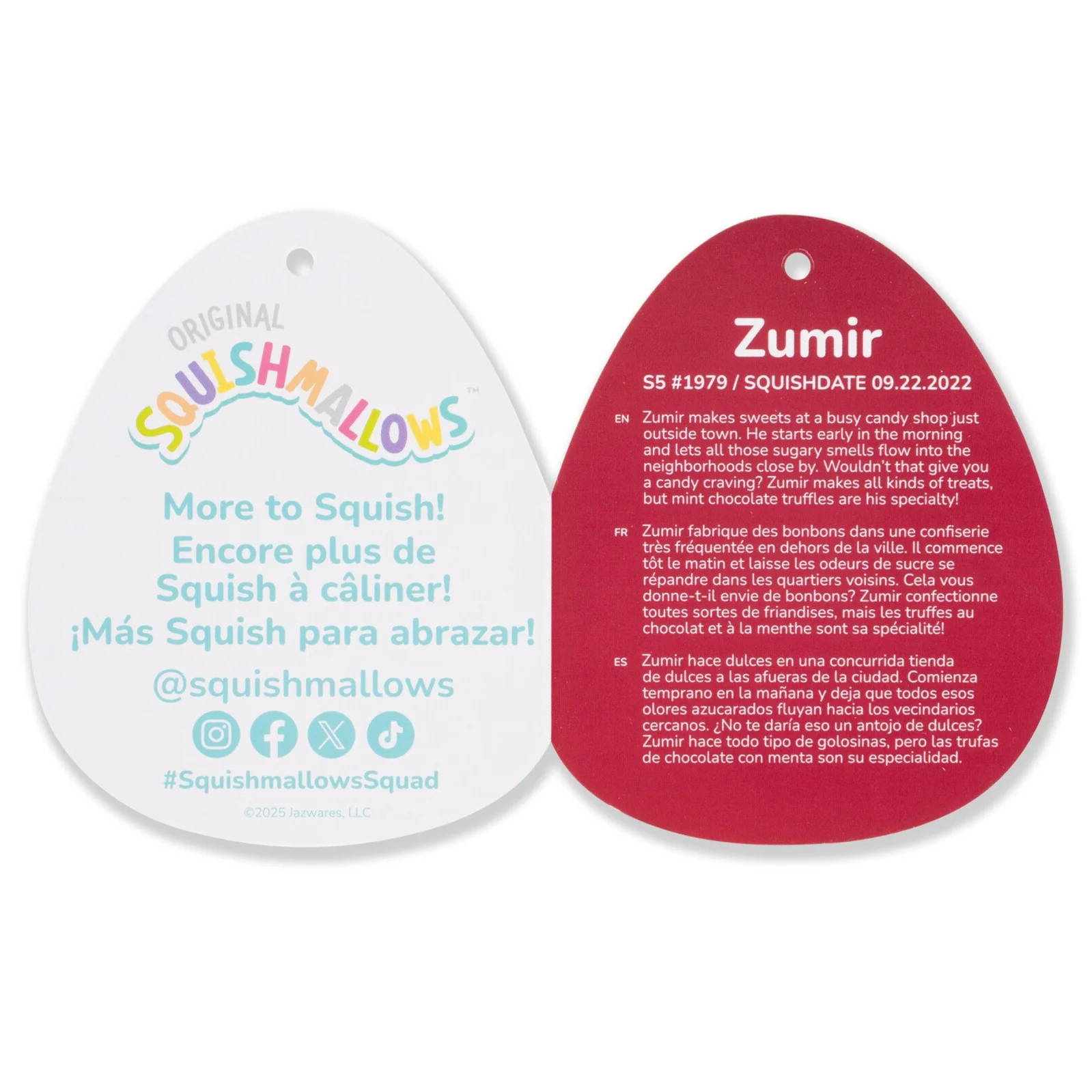 5-Inch Zumir the Green Moose with Peppermint Swirl Belly - Image 6