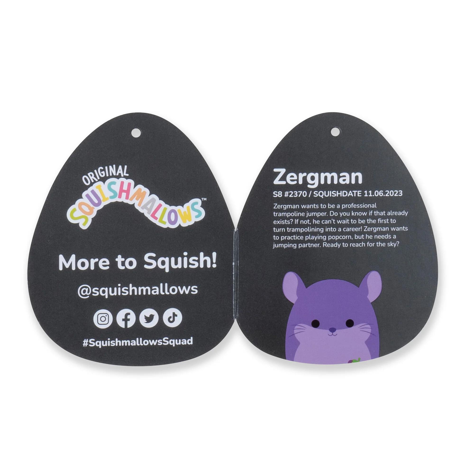 8-Inch Select Series: Zergman Grape Scented Chinchilla - Image 6